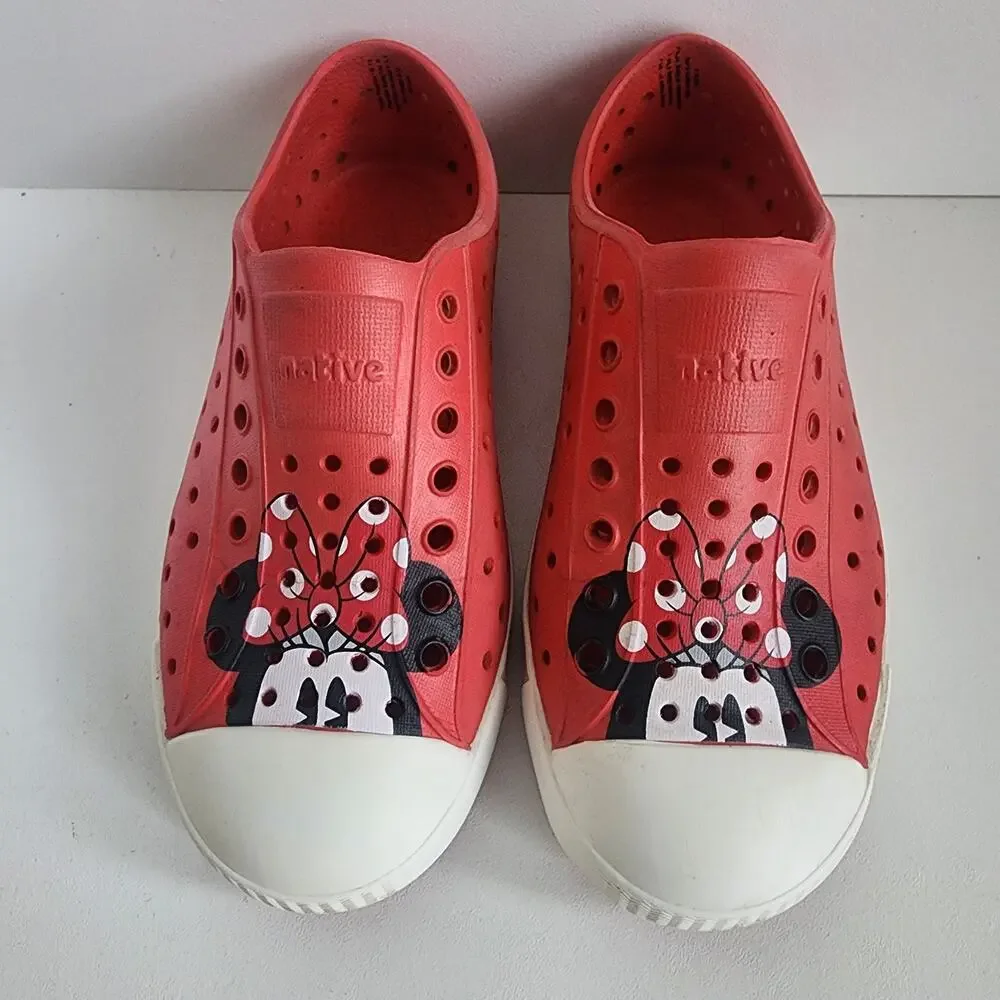 Disney x Native Red‎ Minnie Mouse Slip On Shoes - C12